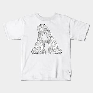 Letter A Kids T-Shirt